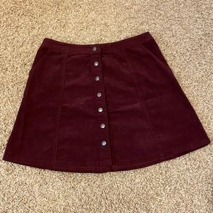 NWT Abercrombie and Fitch Corduroy Skirt